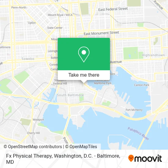 Fx Physical Therapy map