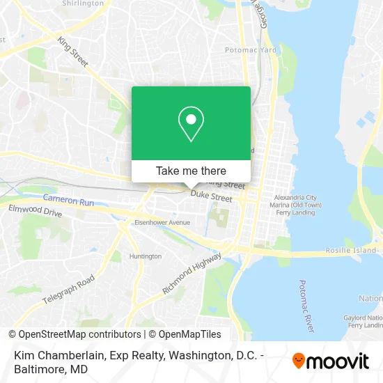 Kim Chamberlain, Exp Realty map