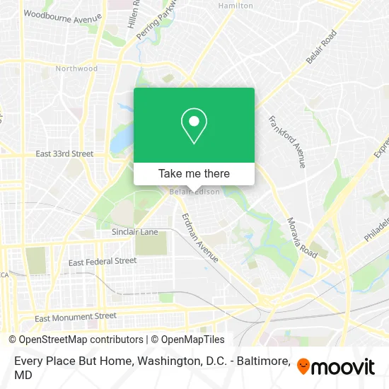 Every Place But Home map