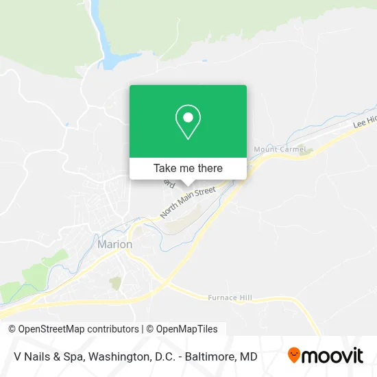 V Nails & Spa map