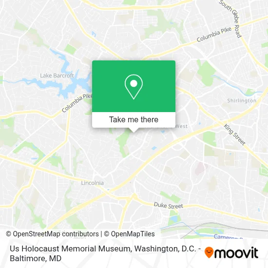 Us Holocaust Memorial Museum map