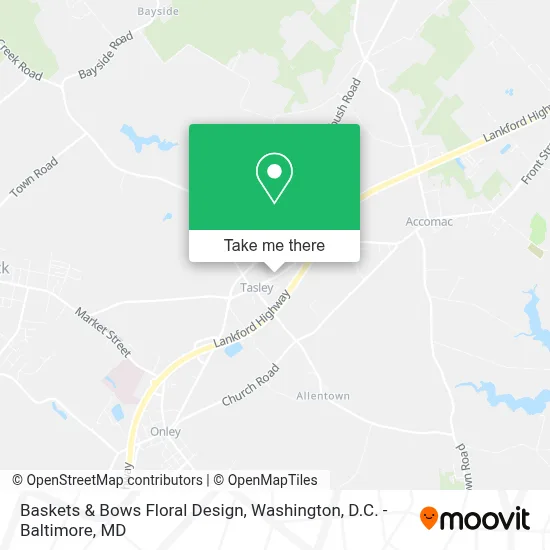Baskets & Bows Floral Design map