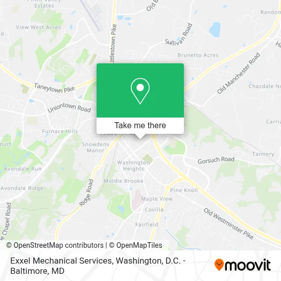 Exxel Mechanical Services map