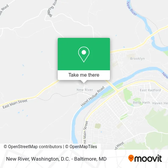New River map