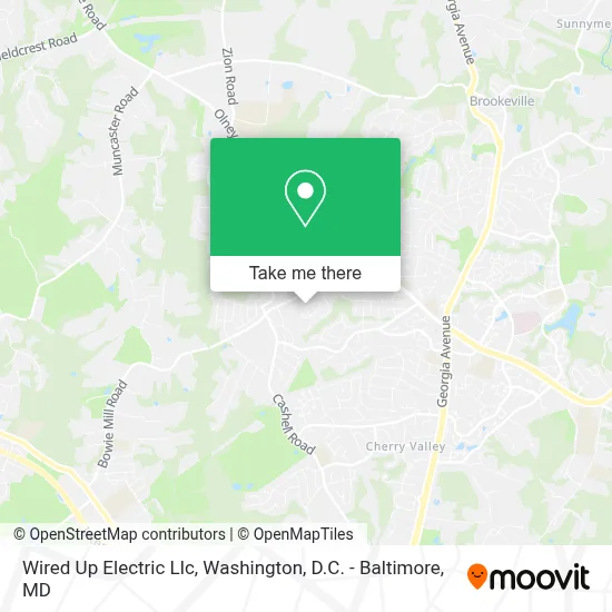 Wired Up Electric Llc map