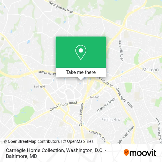Carnegie Home Collection map