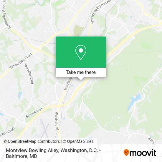 Montview Bowling Alley map