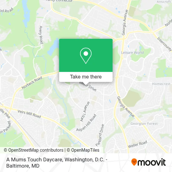 A Mums Touch Daycare map