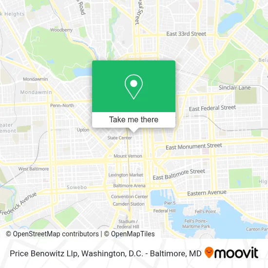 Price Benowitz Llp map