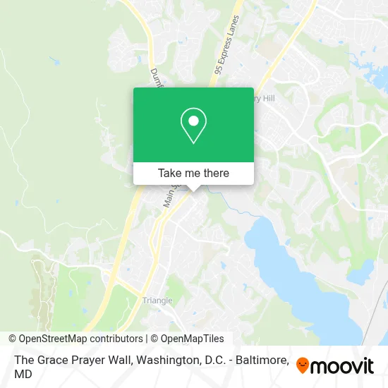 The Grace Prayer Wall map