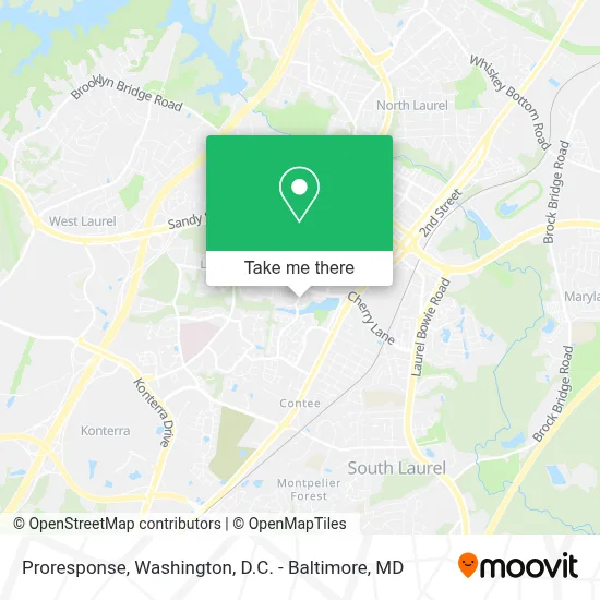 Proresponse map