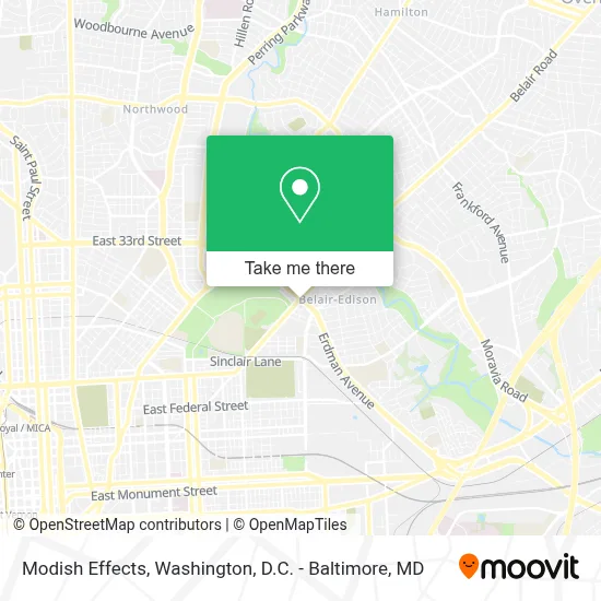 Modish Effects map