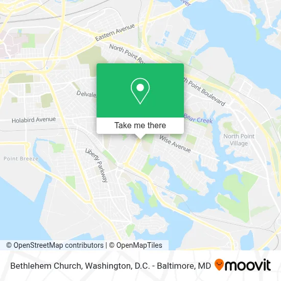 Bethlehem Church map