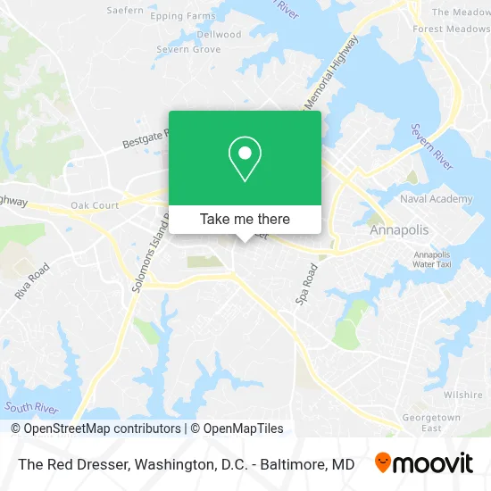 The Red Dresser map