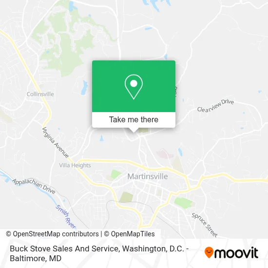 Buck Stove Sales And Service map