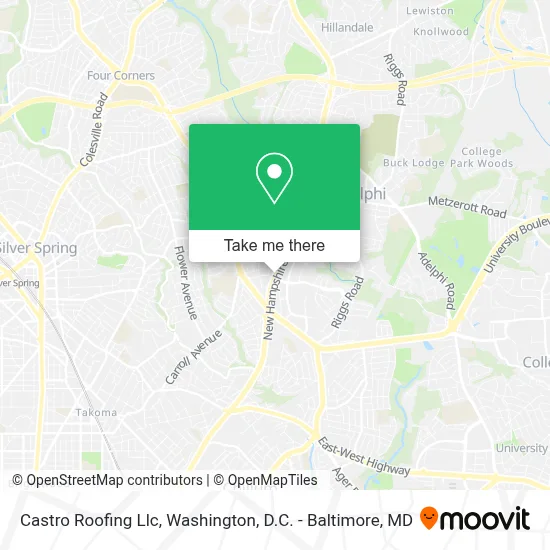 Castro Roofing Llc map