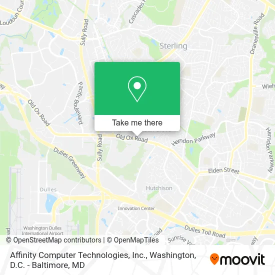 Affinity Computer Technologies, Inc. map