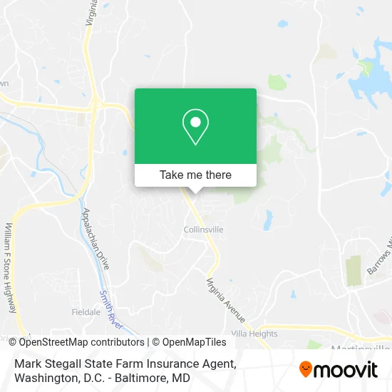 Mark Stegall State Farm Insurance Agent map
