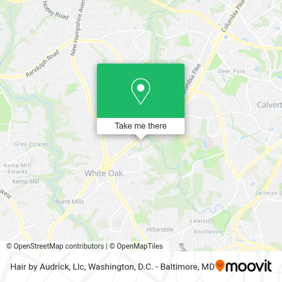 Hair by Audrick, Llc map