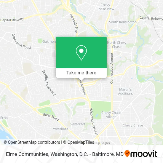Elme Communities map