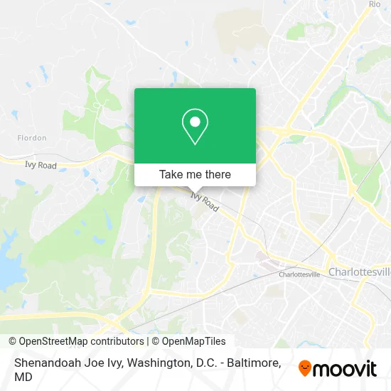 Shenandoah Joe Ivy map