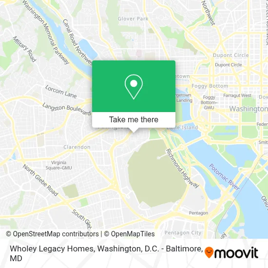 Wholey Legacy Homes map