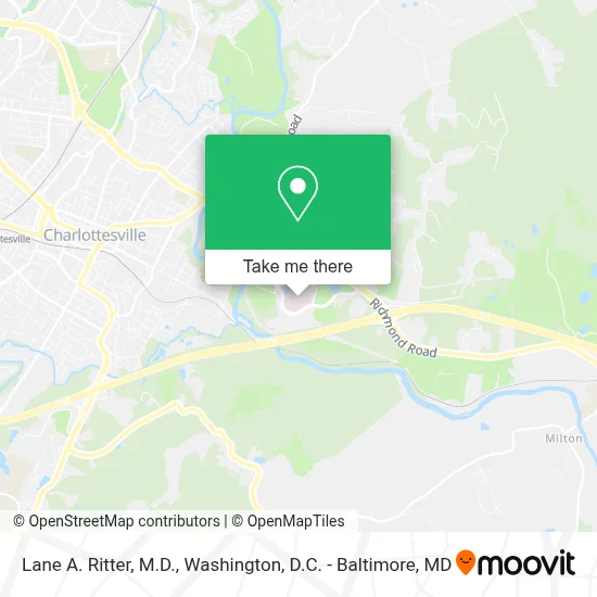 Lane A. Ritter, M.D. map