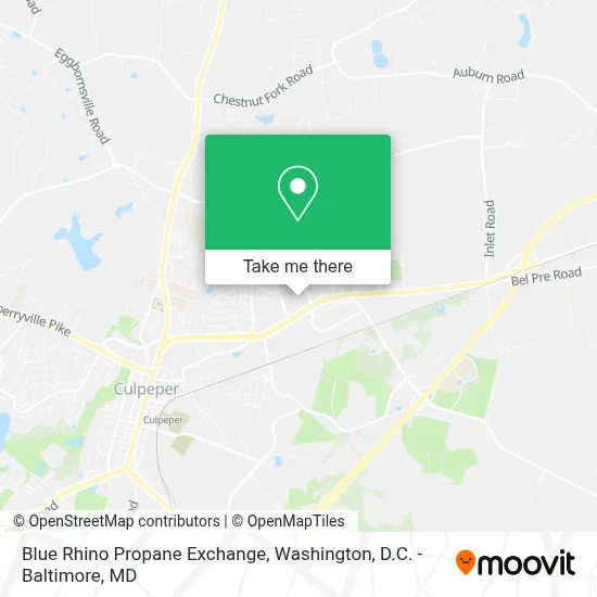 Blue Rhino Propane Exchange map