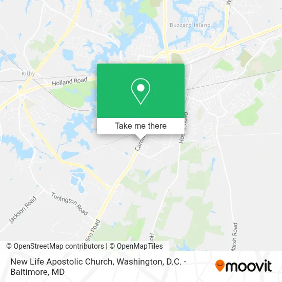 New Life Apostolic Church map