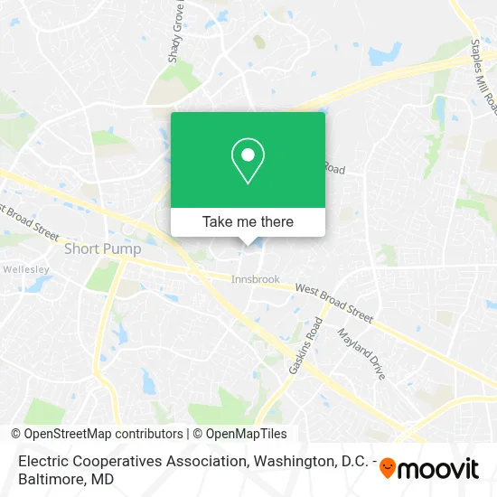 Electric Cooperatives Association map