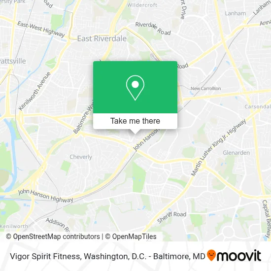 Vigor Spirit Fitness map