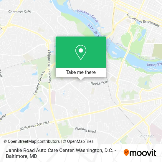Jahnke Road Auto Care Center map