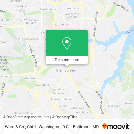Ward & Co., Chtd. map