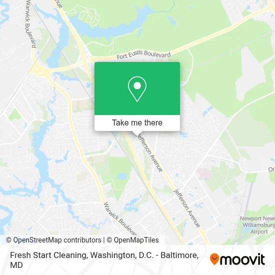 Fresh Start Cleaning map