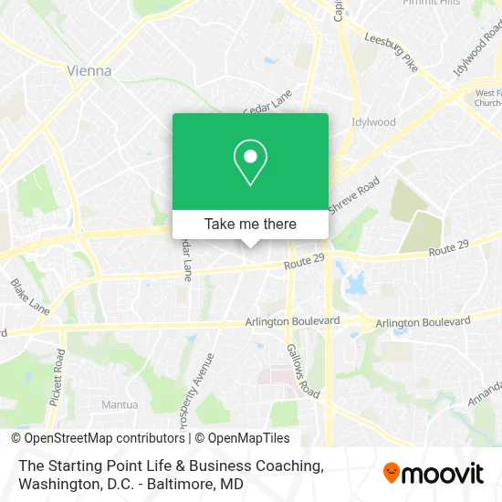 The Starting Point Life & Business Coaching map