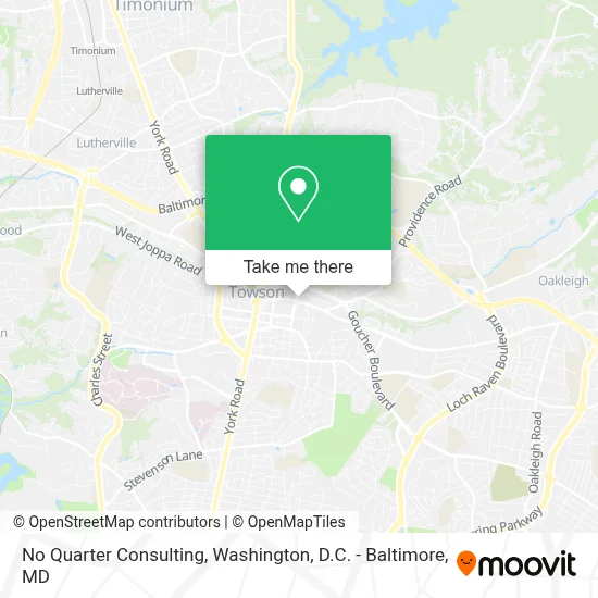No Quarter Consulting map