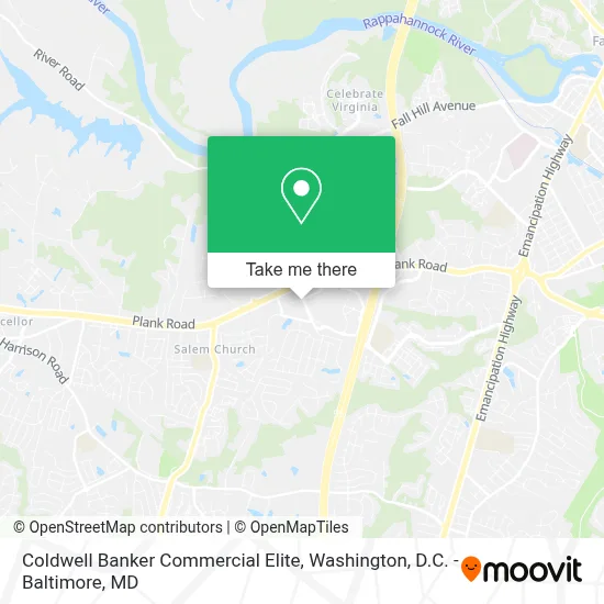 Coldwell Banker Commercial Elite map