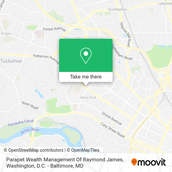 Parapet Wealth Management Of Raymond James map