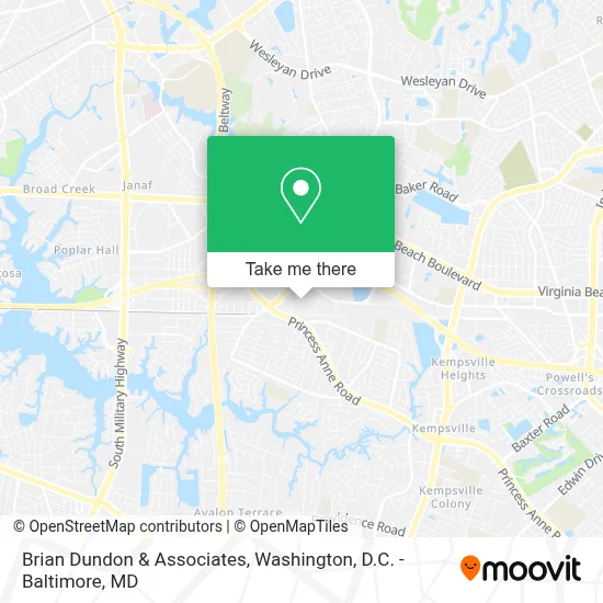 Brian Dundon & Associates map