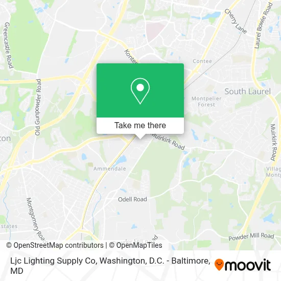 Ljc Lighting Supply Co map