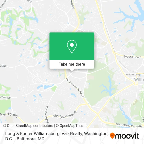 Long & Foster Williamsburg, Va - Realty map