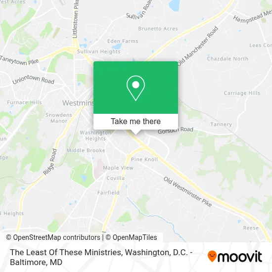 The Least Of These Ministries map