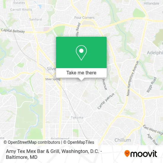 Amy Tex Mex Bar & Grill map