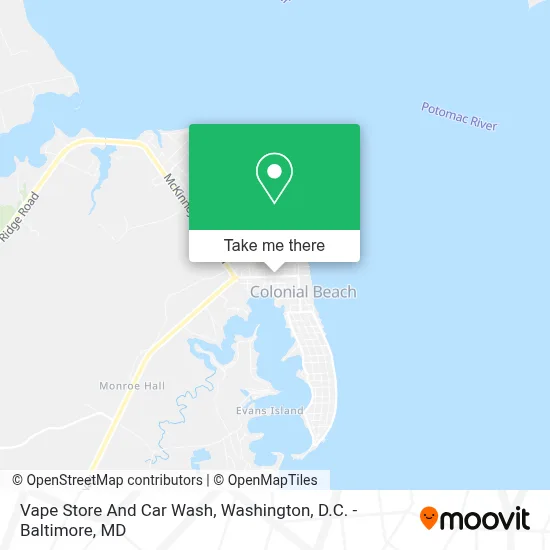 Vape Store And Car Wash map