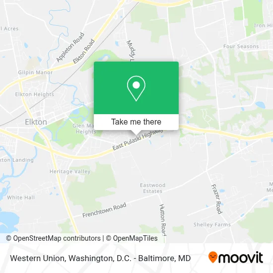 Western Union map
