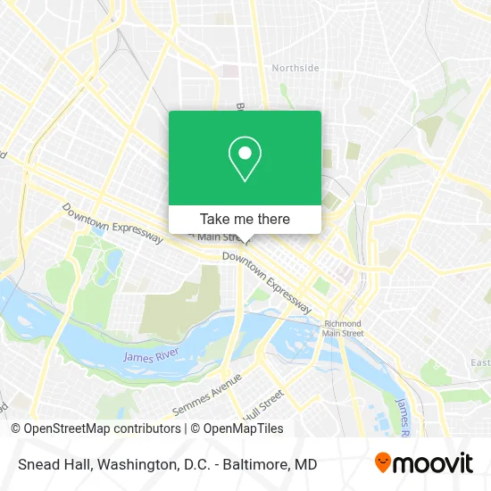 Snead Hall map