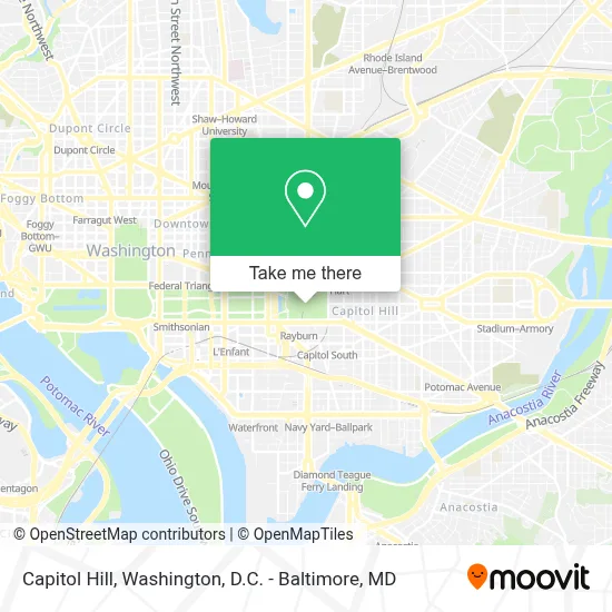 Capitol Hill map