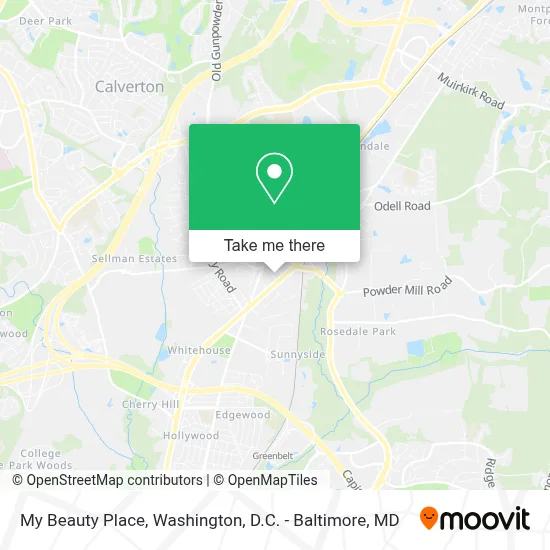 My Beauty Place map