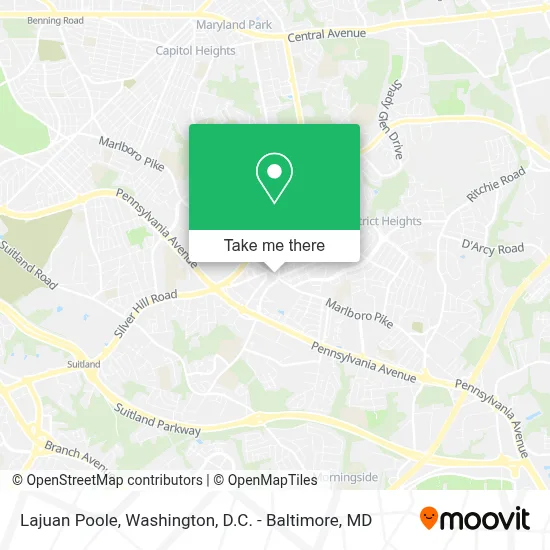 Lajuan Poole map