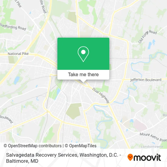 Salvagedata Recovery Services map